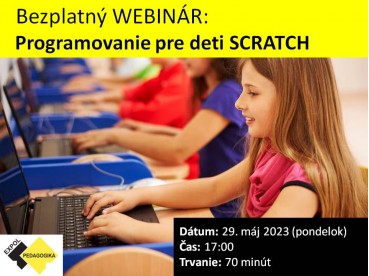 Programovanie pre deti Scratch | 29.05.2023