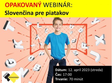 Slovenčina pre piatakov | 12.04.2023