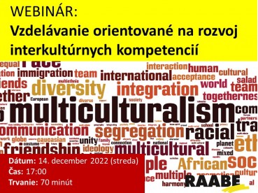 Vzdelávanie orientované na rozvoj interkultúrnych kompetencií | 14.12.2022