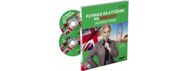 PLYNULO ZA 4 TÝŽDNE PO ANGLICKY / JAZYKOVÝ KURZ + 2 CD