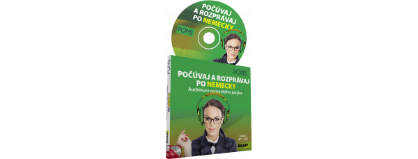 POČÚVAJ A ROZPRÁVAJ PO NEMECKY – AUDIOKURZ NEMECKÉHO JAZYKA – CD