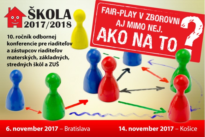 Riaditeľská konferencia ŠKOLA 2017/2018 už čoskoro