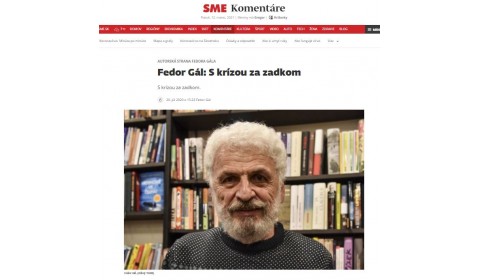 sme.sk – 20.7.2020: Fedor Gál: S krízou za zadkom