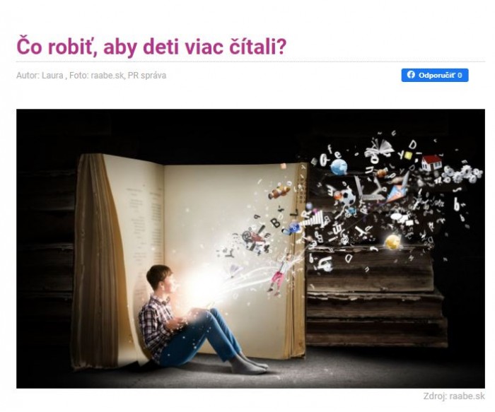 sdetmi.com – 30.9.2020:   Čo robiť, aby deti viac čítali?