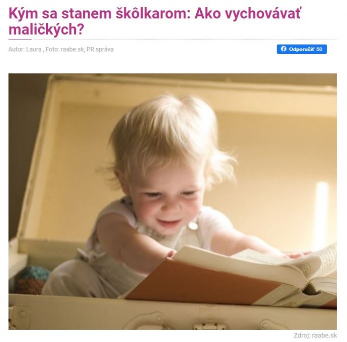 sdetmi.com – 9.10.2020: Kým sa stanem škôlkarom: Ako vychovávať maličkých?