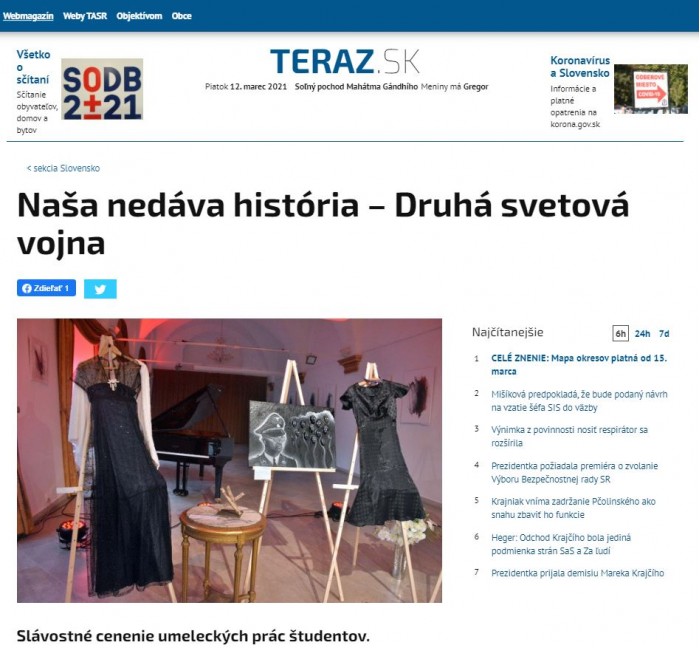 teraz.sk – 11.11.2020: Naša nedáva história – Druhá svetová vojna