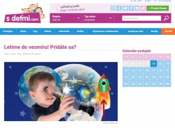 sdetmi.com – 3.6.2020: Letíme do vesmíru! Pridáte sa?