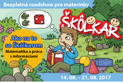 Viete, ako rozvíjať matematické zručnosti škôlkarov? Poďte na bezplatnú roadshow a poradíme vám!