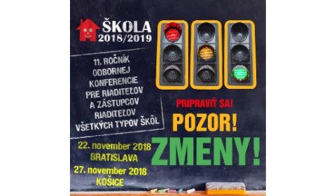 ŠKOLA 2018/2019 – Poďte na riaditeľskú konferenciu!