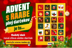 Otvárajte v decembri RAABE Adventný kalendár