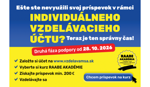 Získajte príspevok na vzdelávanie