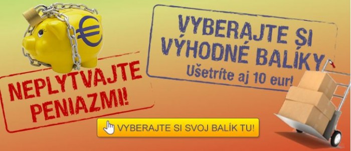 Výhodné balíky, na ktorých ušetríte