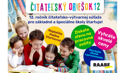 Odštartovali sme dvanásty ročník súťaže pre školy Čitateľský oriešok