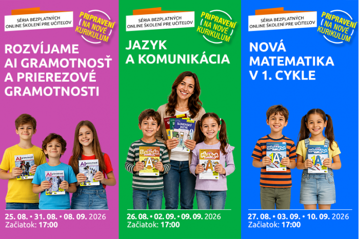 Pripravení na nové kurikulum: Bezplatná séria online školení vám uľahčí prechod na nový ŠVP