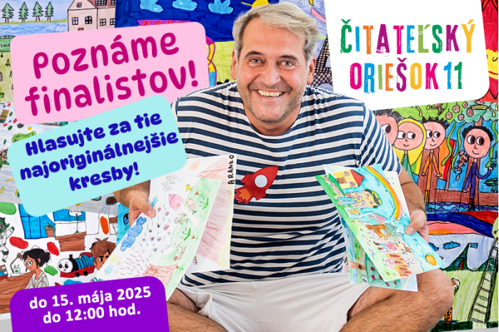 Čitateľský oriešok 11 pozná finalistov! Pozor ale: HLASOVANIE SA MENÍ!
