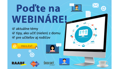 Nové témy webinárov na koniec júna