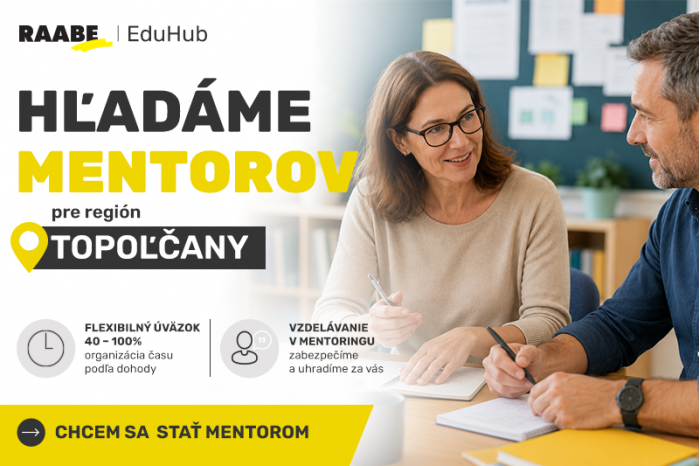 Hľadá sa mentor pre okres Topoľčany