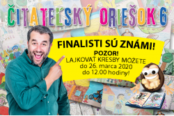 Čitateľský oriešok 6 pozná finalistov! Lajkujte kresby!