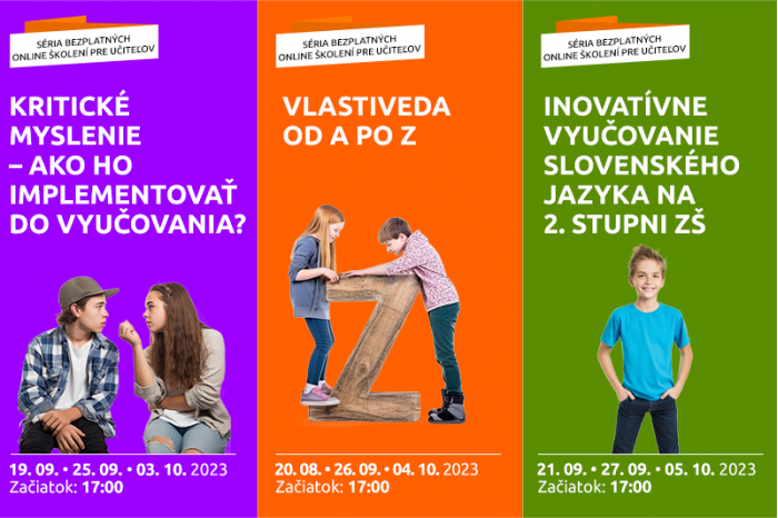 Nová séria  online školení už na september