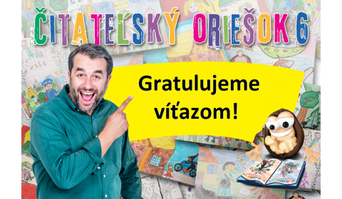 Čitateľský oriešok 6 pozná víťazov!