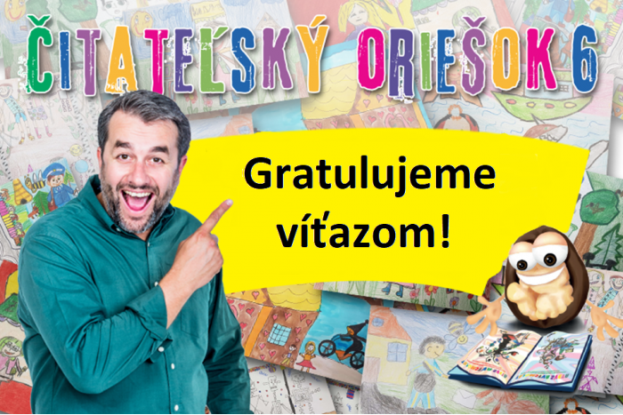 Čitateľský oriešok 6 pozná víťazov!