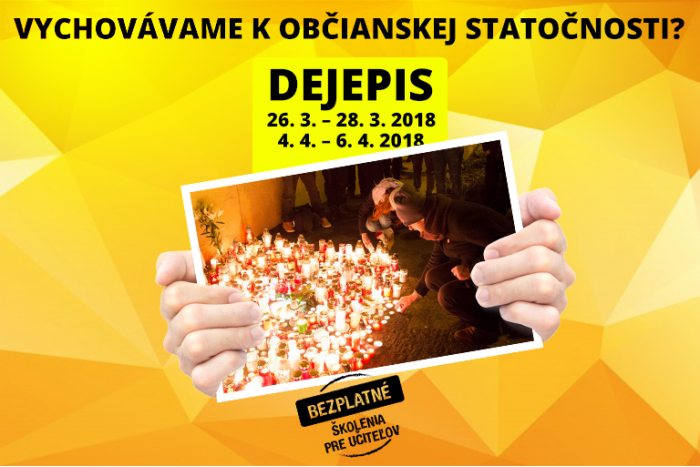 Máte obavy z diskusie so žiakmi? Poďte na bezplatné školenia a naučíme vás to!