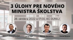 Pozývame na diskusiu o slovenskom školstve