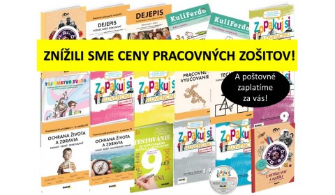 RAABE znižuje ceny pracovných zošitov