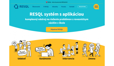 RESQL s novým webom