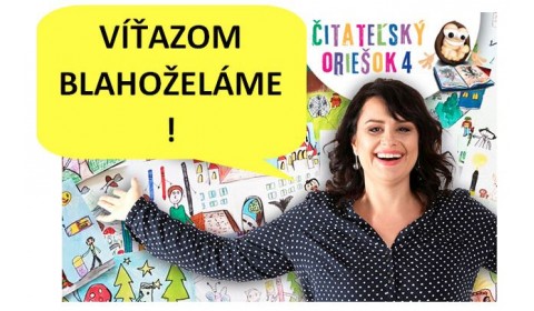 Čitateľský oriešok 4 –  Poznáme víťazov!