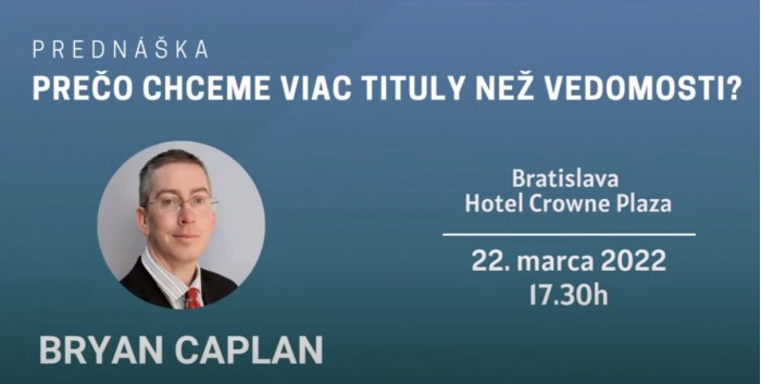 TIP: Pozvánka na prednášku o vzdelávaní