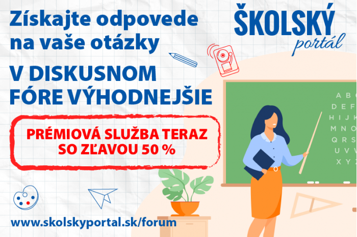 Prémiová služba pre pedagógov so zľavou 50 %