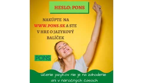 S PONS-om vyhráte hneď dvakrát