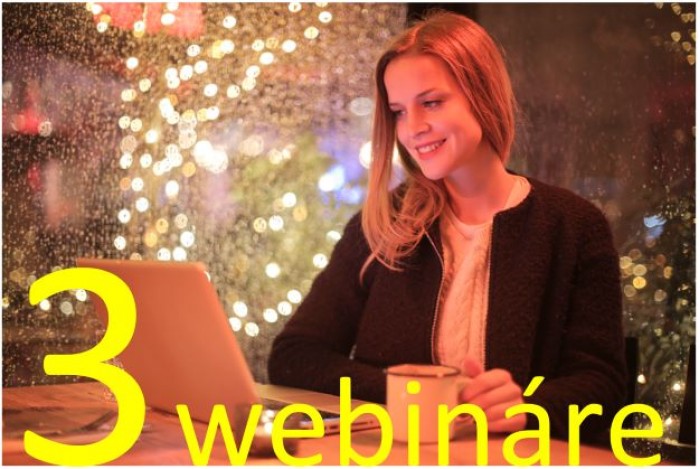 Tri nové webináre na sychravé novembrové večery