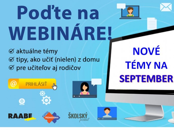 Nové webináre na koniec júna