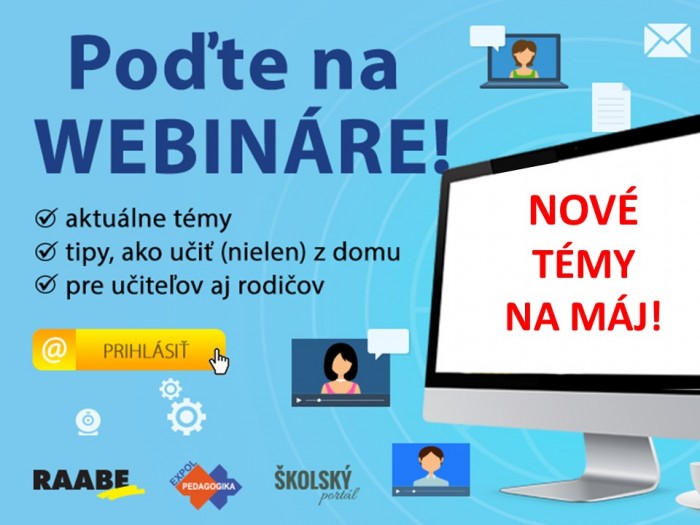 RAABE a EXPOL pokračujú vo webinároch pre učiteľov