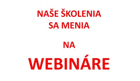 V RAABE hlavne zodpovedne: Bezplatné školenia meníme na webináre!