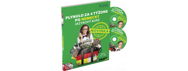 PLYNULO ZA 4 TÝŽDNE PO NEMECKY / JAZYKOVÝ KURZ + 2 CD