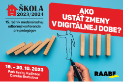 ŠKOLA 2023/2024: Dvojdňová konferencia pre všetkých pedagógov tentokrát v Bratislave