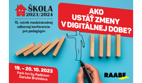 ŠKOLA 2023/2024: Dvojdňová konferencia pre všetkých pedagógov tentokrát v Bratislave