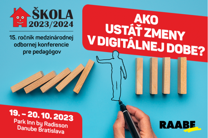 ŠKOLA 2023/2024: Dvojdňová konferencia pre všetkých pedagógov tentokrát v Bratislave