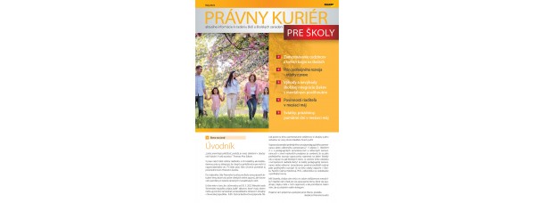 PRÁVNY KURIÉR PRE ŠKOLY