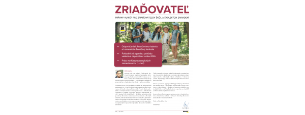 ZRIAĎOVATEĽ ZRIAĎOVATEĽ