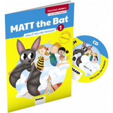 MATT THE BAT 1 – PRACOVNÁ UČEBNICA – ANGLIČTINA PRE PRVÁKOV + CD