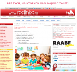 rodinka.sk – 2. 10. 2014: Príprava na školu – zrakové vnímanie 