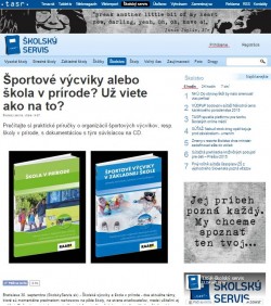 skolskyservis.sk – 30. 9. 2015: Športové výcviky alebo škola v prírode? Už viete ako na to? 