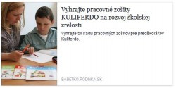 rodinka.sk – 28.1.–12.2. 2015: Vyhrajte pracovné zošity Kuliferdo na rozvoj školskej zrelosti