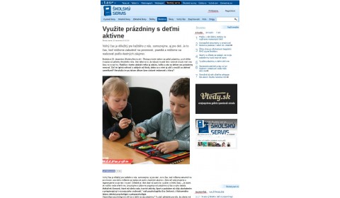 skolskyservis.sk – 28. 12. 2015: Využite prázdniny s deťmi aktívne 