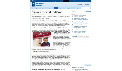 TASR – 14. 2. 2015: Škola a rozvod rodičov 