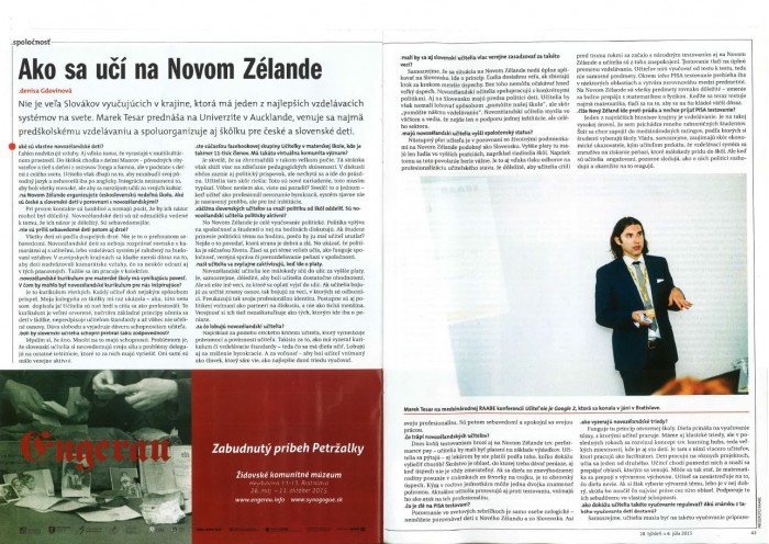 .týždeň – 6. 7. 2015: Ako sa učí na Novom Zélande 